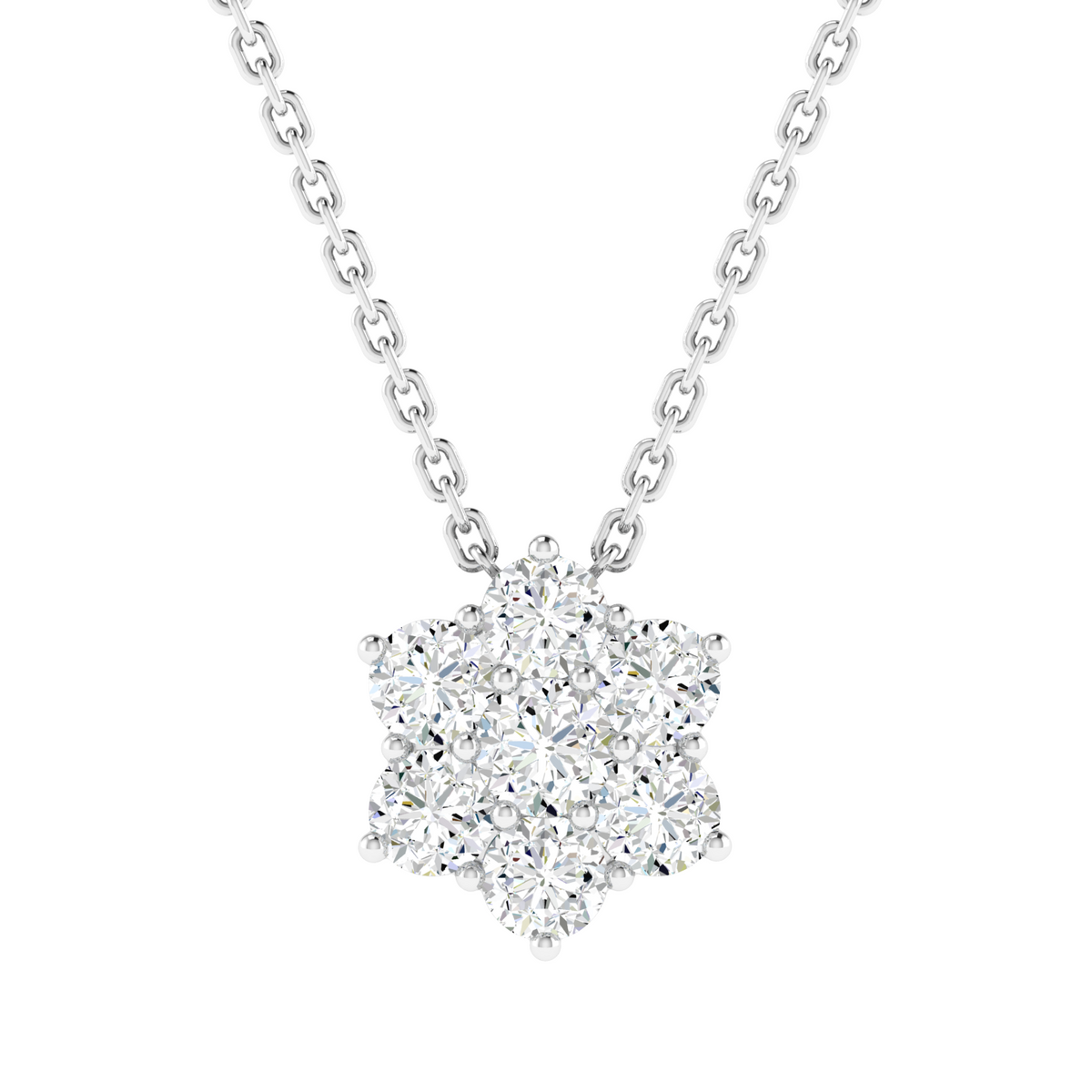 North Star Bloom Diamond Pendant