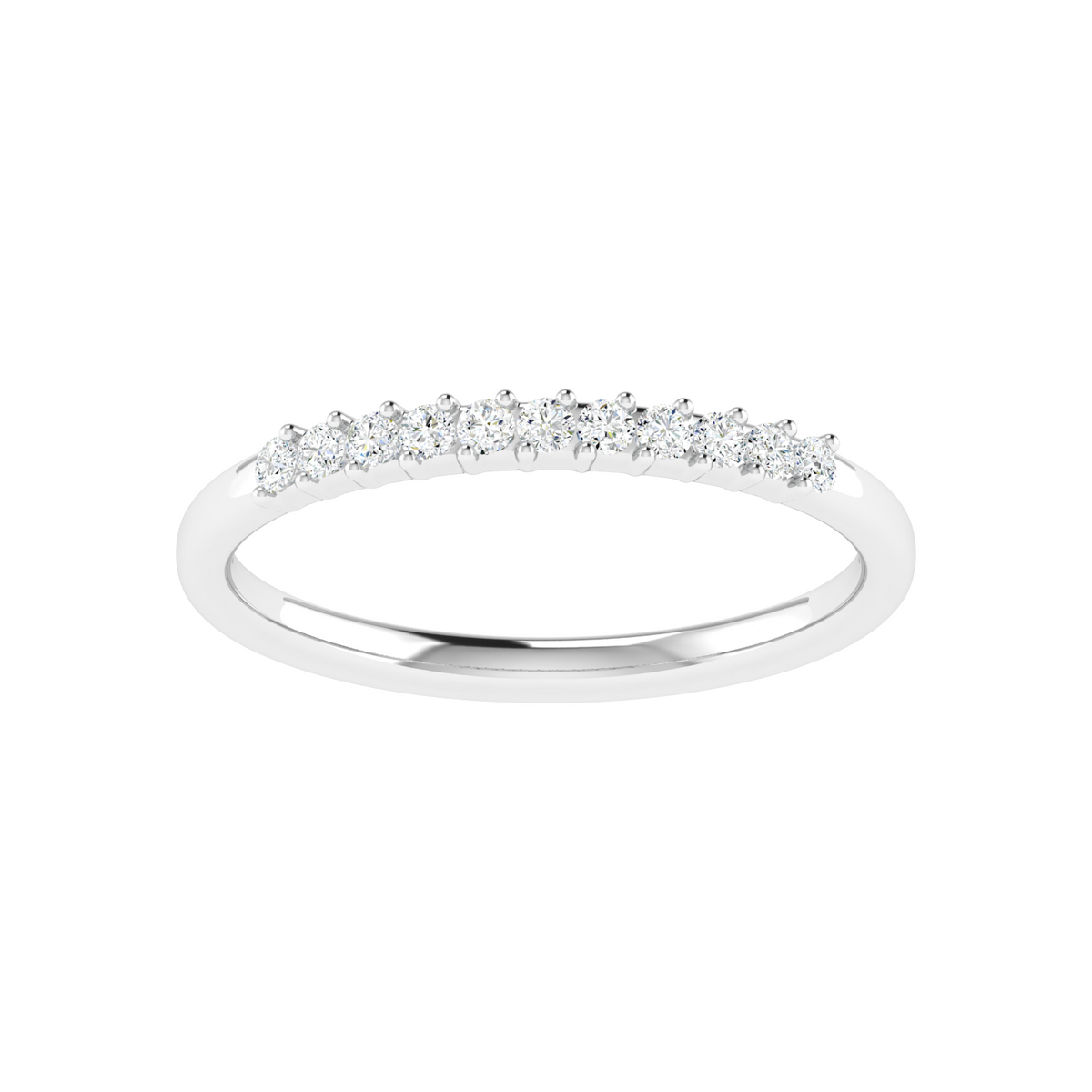 Pureline Minimal Diamond Band
