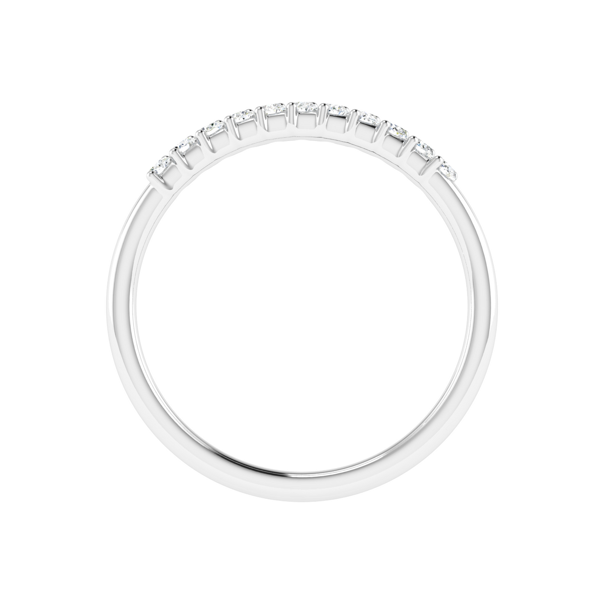 Pureline Minimal Diamond Band