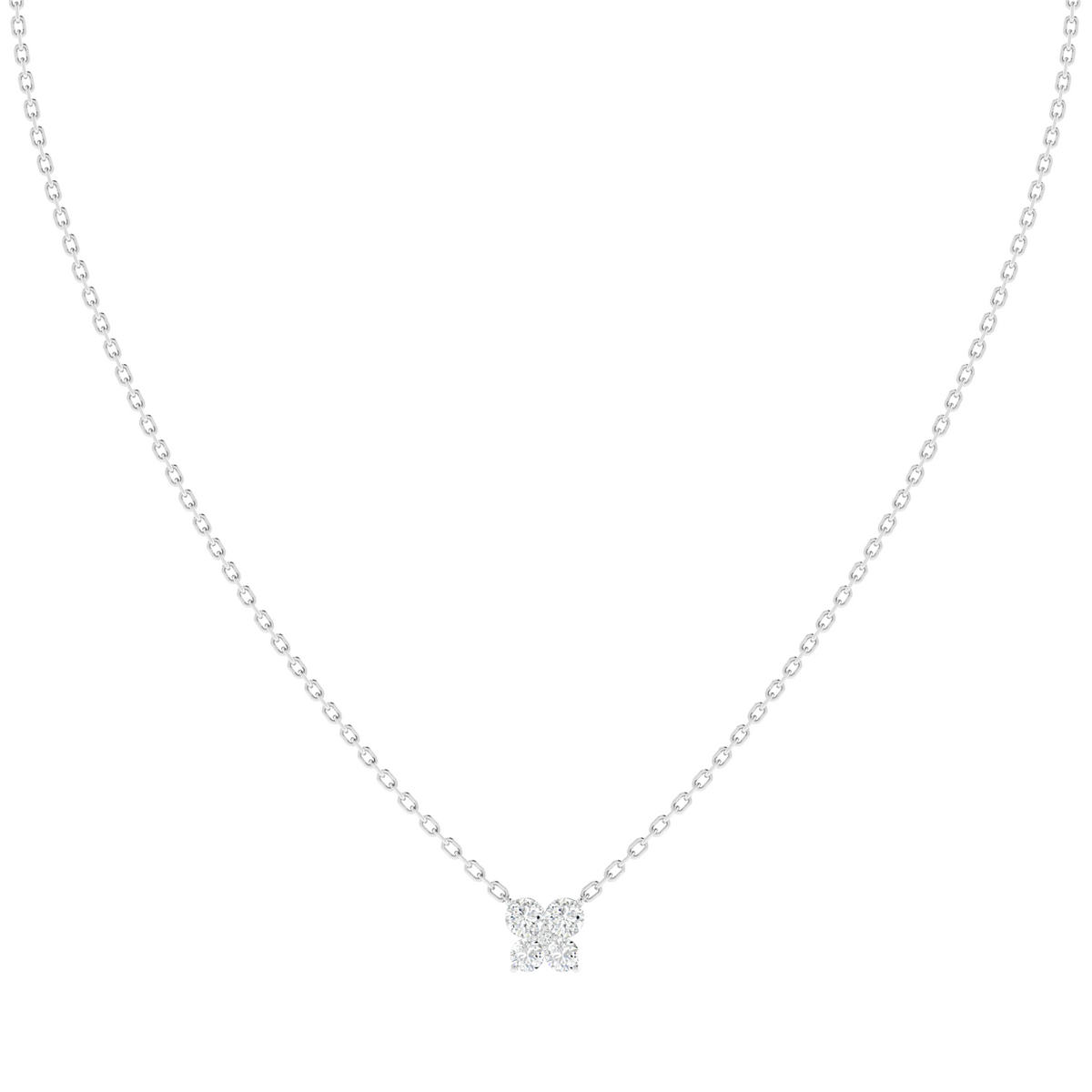 Flutter light Butterfly Diamond Necklace