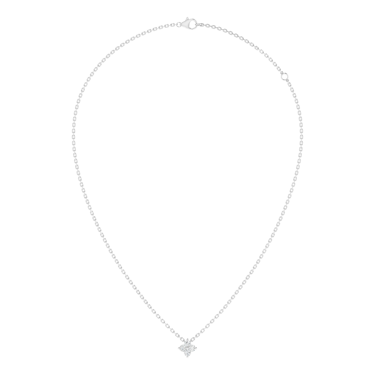 Clover Petite Diamond Necklace