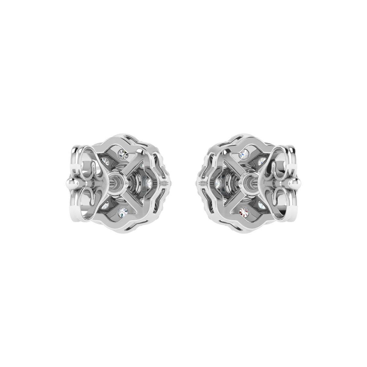 Vintage Rose Diamond Stud