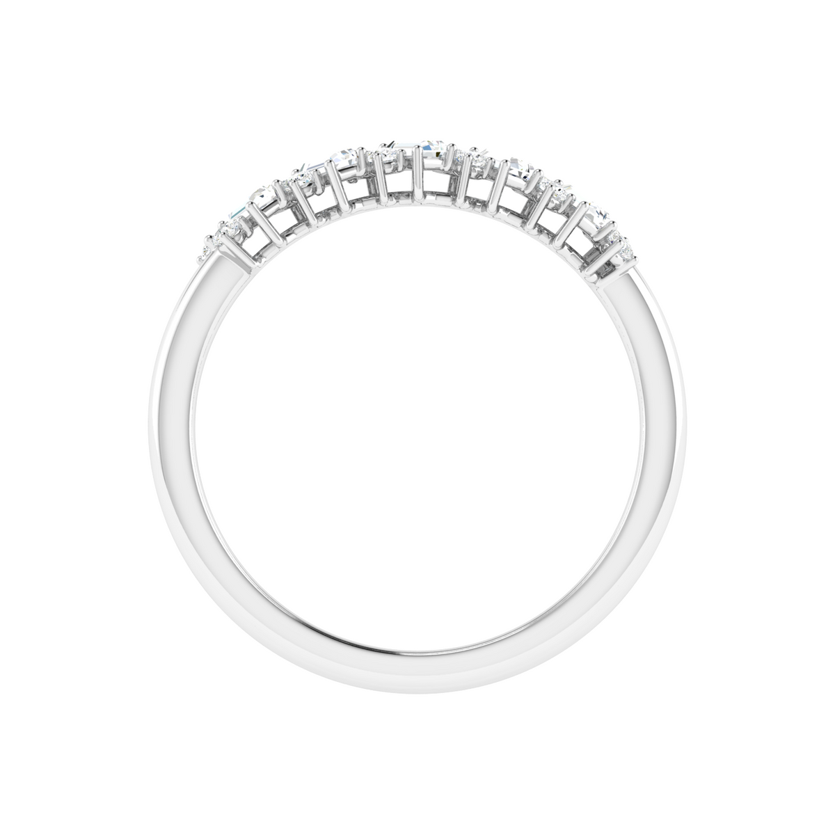 Baguette Stairway Diamond Ring