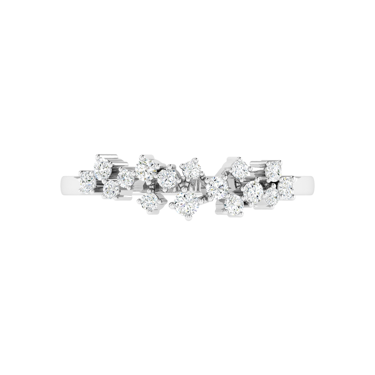 Mosaic Geometry Diamond Band