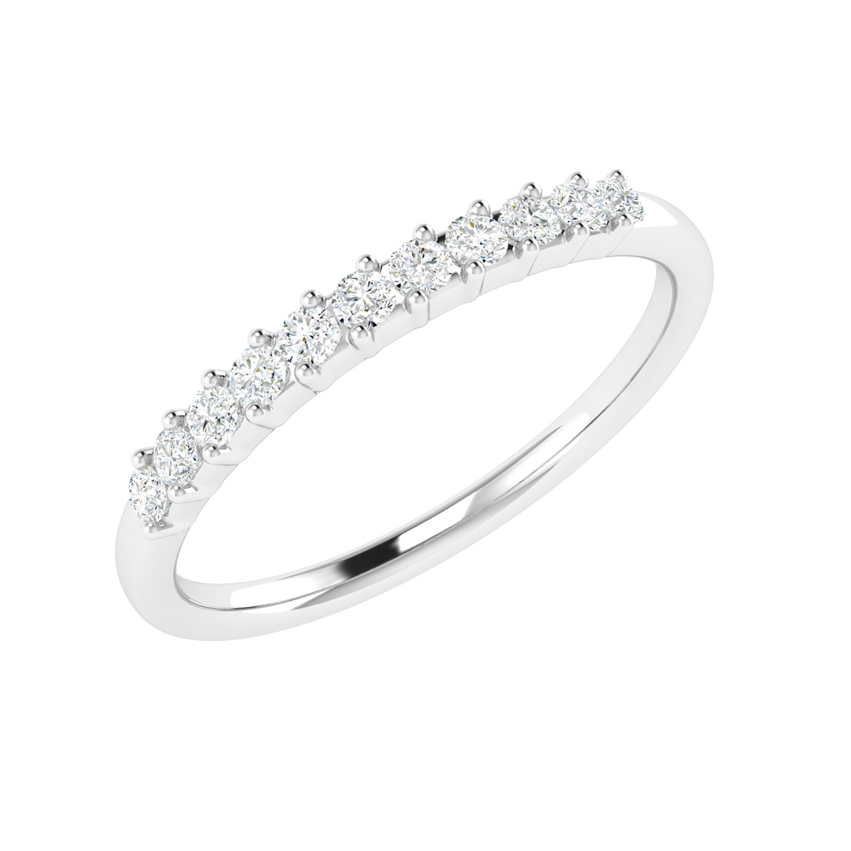 Pureline Minimal Diamond Band