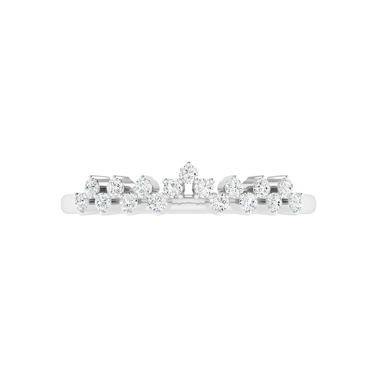 Whisperline Diamond Row Ring