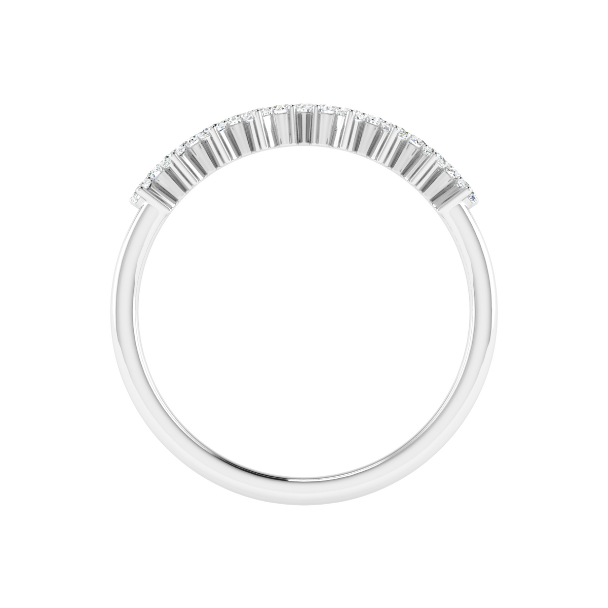 Whisperline Diamond Row Ring