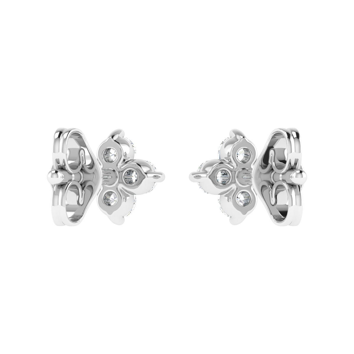 Clover Petite Diamond Stud