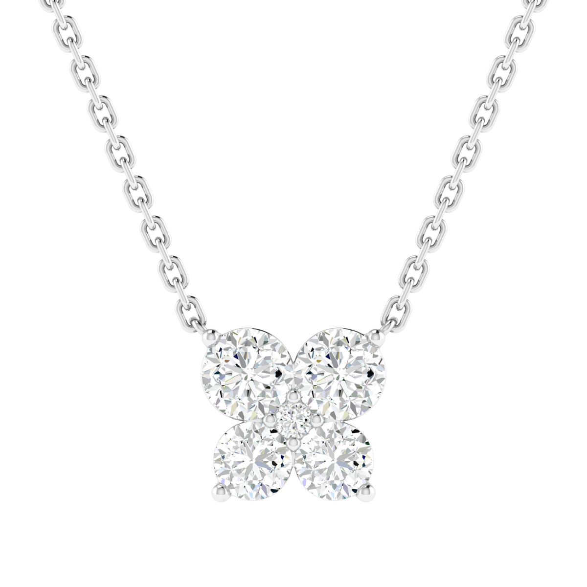 Flutter light Butterfly Diamond Necklace