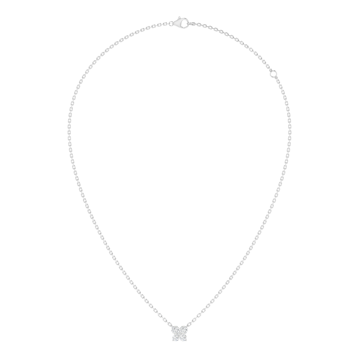 Flutter light Butterfly Diamond Necklace