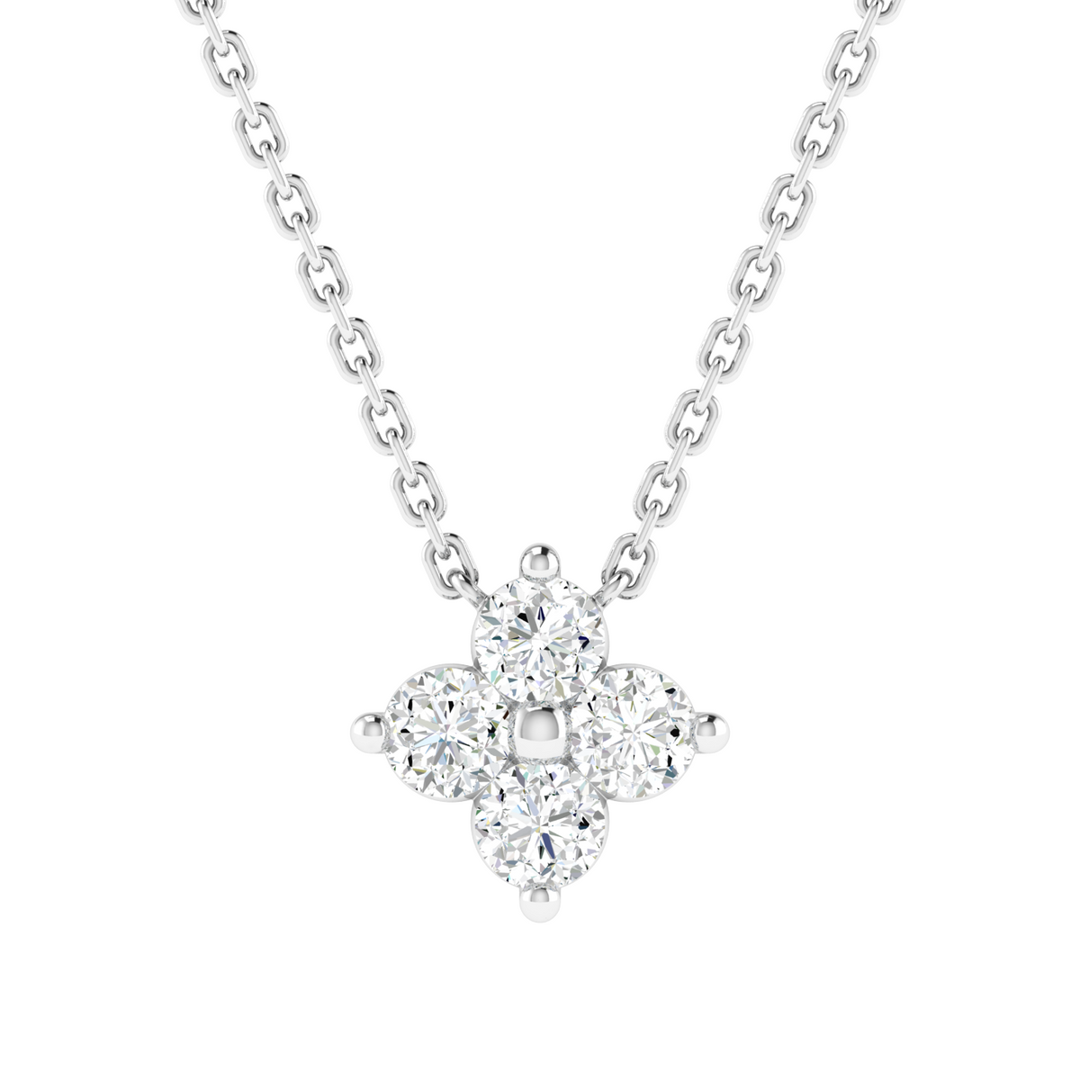 Clover Petite Diamond Necklace