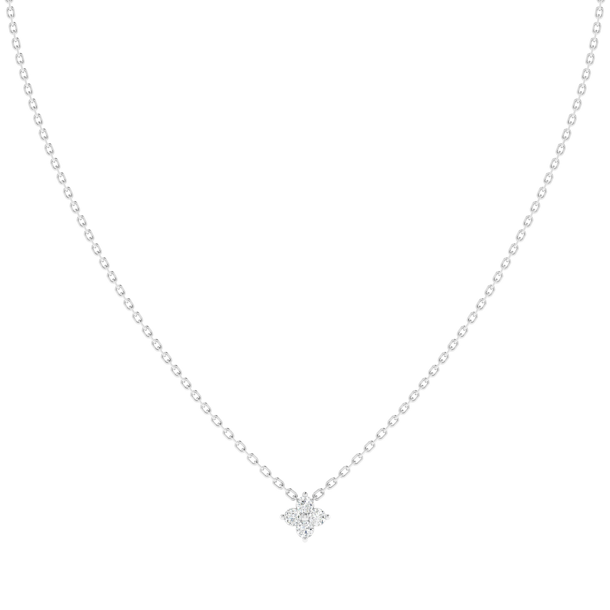 Clover Petite Diamond Necklace