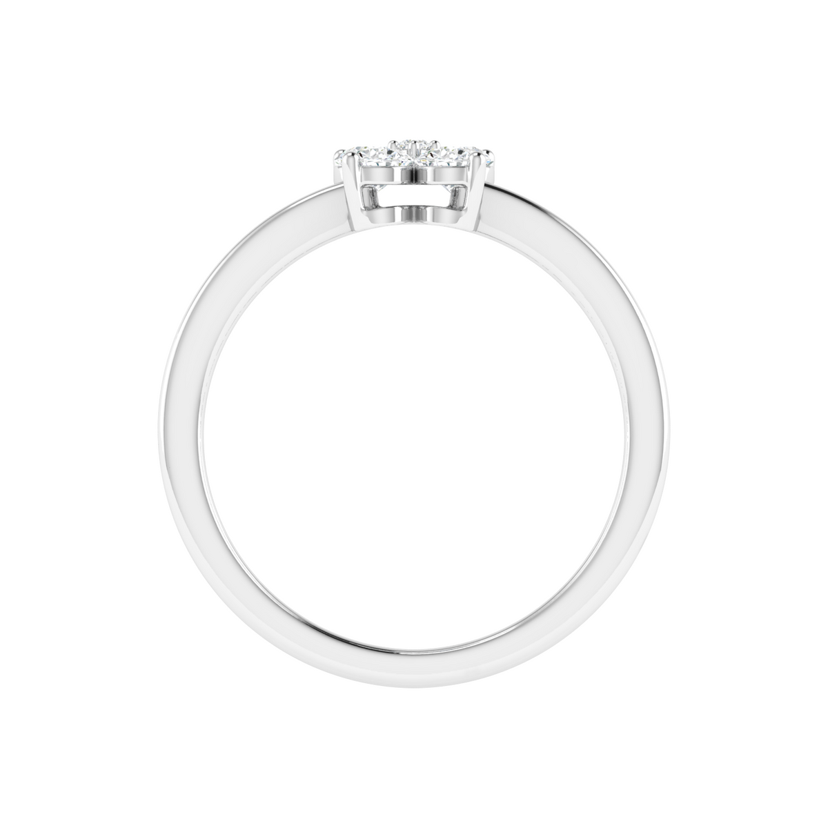 Flutter light Butterfly Diamond Ring
