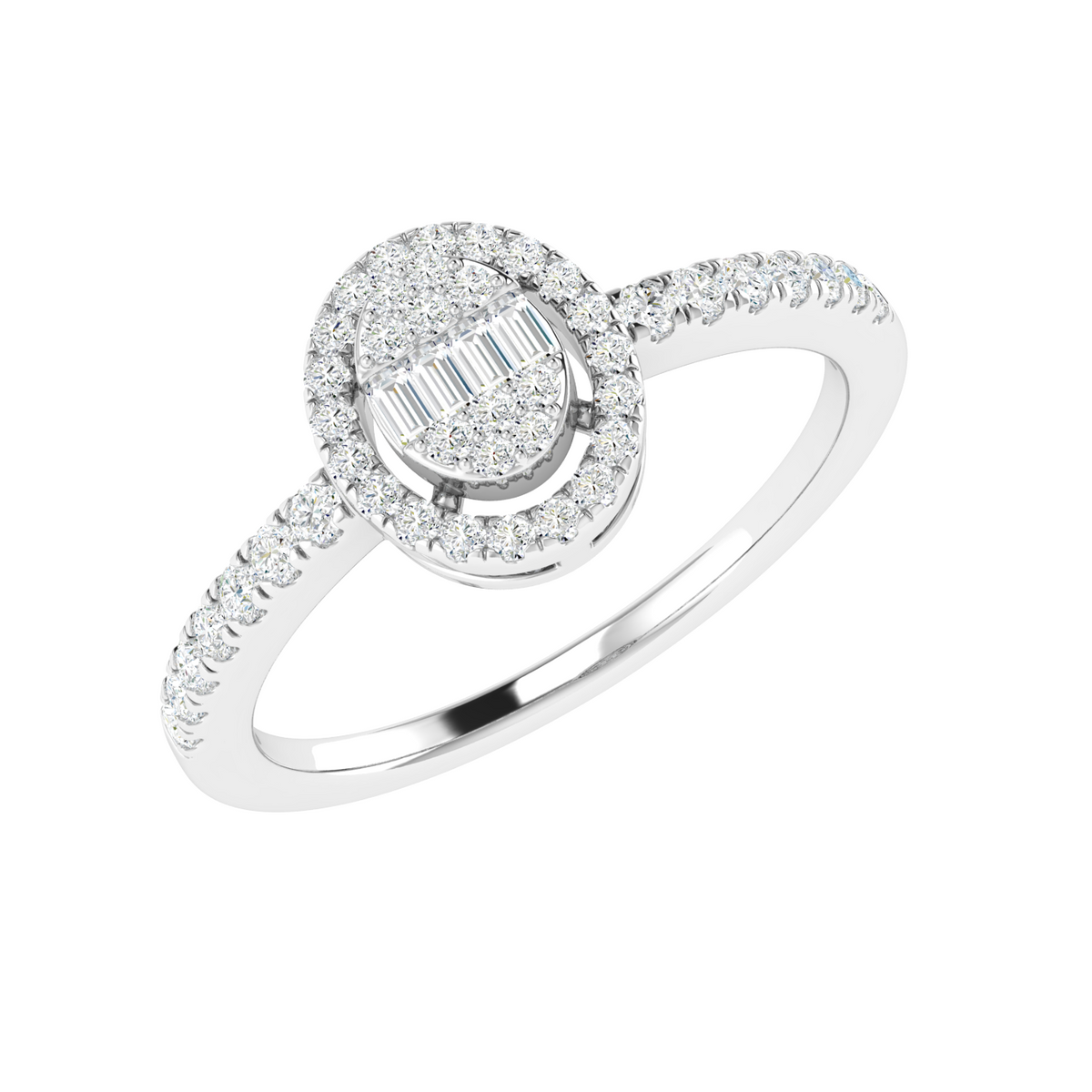 Opaline Diamond Ring