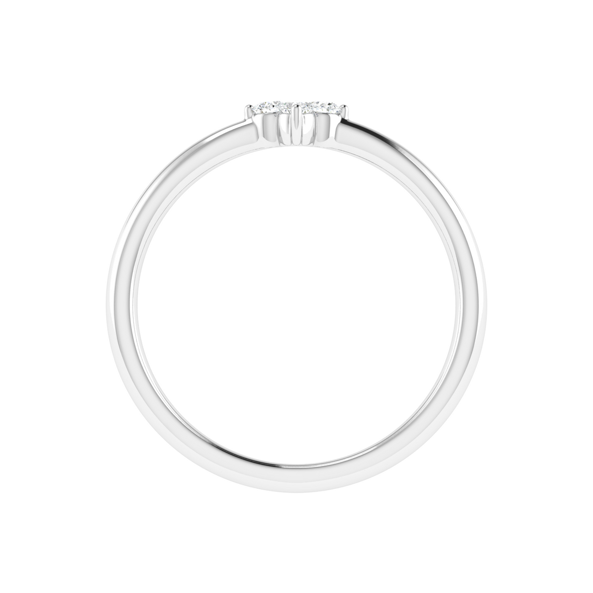 Clover Petite Diamond Ring